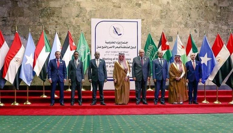 اجتماع سابق لوزراء خارجية الدول العربية والأفريقية المطلة على البحر الأحمر