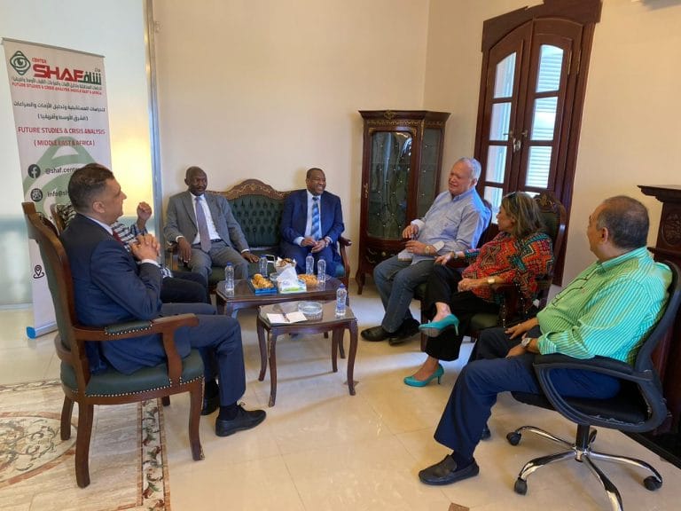 عصف زهني حول الأوضاع في السودان بمركز شاف للدراسات.