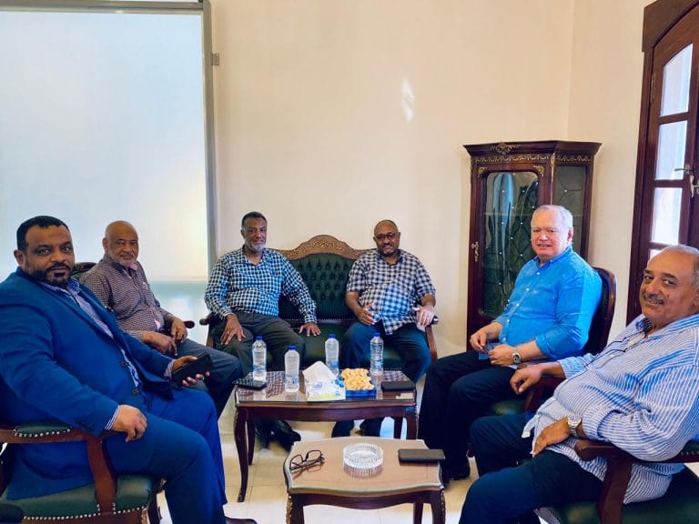 زيارة وفد سوداني من جميعة الصداقة السودانية – المصرية لمركز شاف لمناقشة الأوضاع الجارية في السودان ودور مصر الفعّال